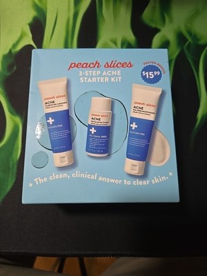 Peach Slices Acne 3 Step Starter Kit 1.0 fl oz exp 06/2026 New/sealed