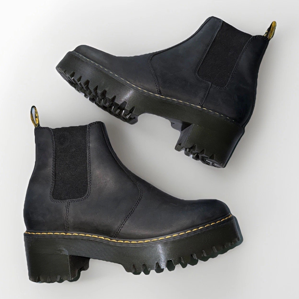 NEW DR. MARTENS ROMETTY CHELSEA Women’s BOOTS BLACK