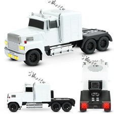 White Rechargeable Truck Bluetooth Portable Speaker LED Light USB/AUX/FM WS-570