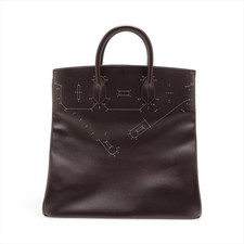 Hermès Haut A Courroies 40 Le Tournay Accarlie Everglain Ebene Silver Metal Fitt