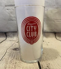 Vintage Schmidt's City Club Beer Glass St Paul MN Jacob Schmidt Shorty 4.75"