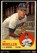 1963 Topps #53 Joe Moeller Dodgers 3 - VG