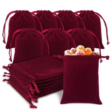 20Pcs Velvet Drawstring Pouches, 3x4 inch Premium Jewelry Candy Dice Gift Bag...
