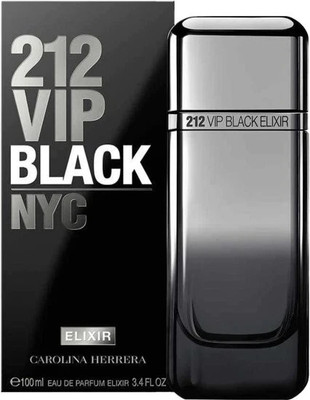 Carolina Herrera 212 VIP Black Elixir EDP for Men 3.4 oz SEALED