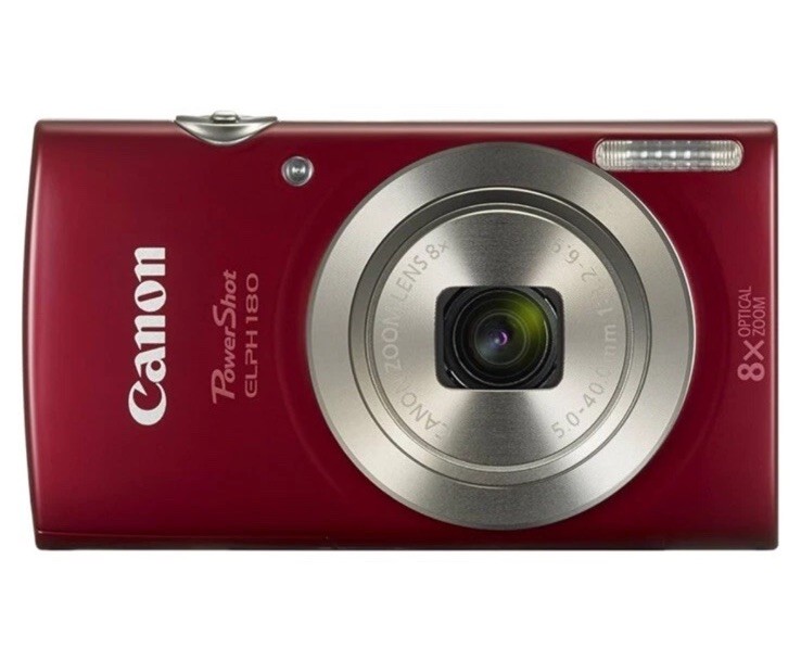 Canon PowerShot ELPH 180 20.0 MP Digital SLR Camera - Red