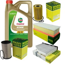 INSPEKTIONSKIT FILTER CASTROL 5L ÖL 5W30 für VW Passat Variant 3C5 2.0 TDI 16V