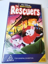 Rare Walt Disney The Rescuers VHS Tape | Classic Animated Collectable