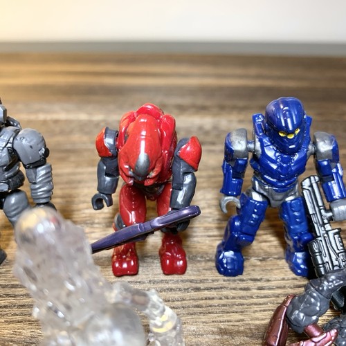 Halo Mega Bloks Bundle Of 6 Figures Grunt Spartan Crawler - Picture 5 of 8