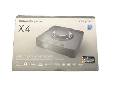 Creative Sound Blaster X4 Hi-Res 24bit/192kHz External USB DAC & Amp Sound Card