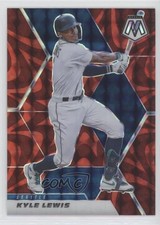 2021 Panini Mosaic Reactive Red Mosaic Prizm Kyle Lewis #62 ut4