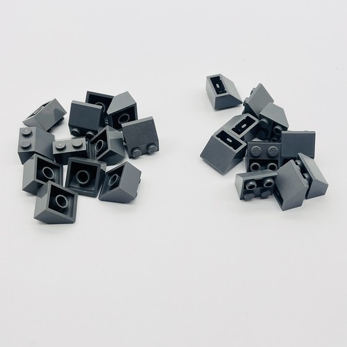 Lego Bulk lot - 2x2 Slopes & 2x2 Inverted Slopes - Dark Bluish Grey