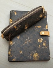Coach Coach Notebook In Signature Canvas With Floral Print