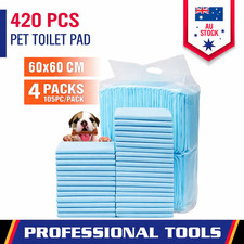 420Pc Pet Dog Cat Puppy Training Pads Toilet Potty Pee Mat Indoor 60x60cm New