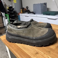 UGG Men's Tasman Weather Hybrid Slippers Green / Black Waterproof 1144096 Sz 10