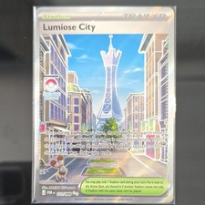 Pokemon TCG Lumiose City 111/088 Reverse Holo Trainer Stadium EN Surging Sparks