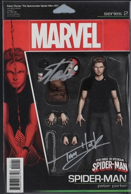 Signed Stan Lee & Tom Holland Spider-Man #1 Comic Book Autographed