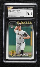 2024 Topps Update Paul Skenes (White Uniform) #US100 CGC 9.5 Mint+ 1n94