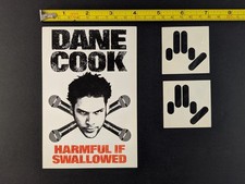 Dane Cook - Harmful If Swallowed Postcard & Temporary Tattoos Promo 2003
