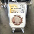 2023-S Peace Dollar $1 Proof Silver NGC PF69 Ultra Cameo San Francisco