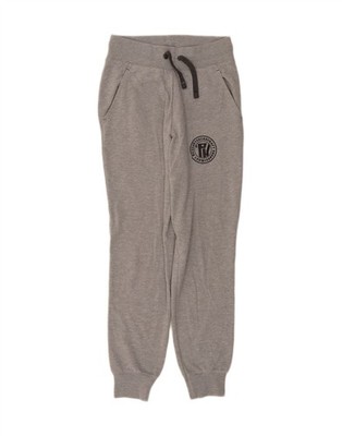 Hakro Womens Tracksuit Trousers Joggers UK 6 XS  Grey Cotton BF26