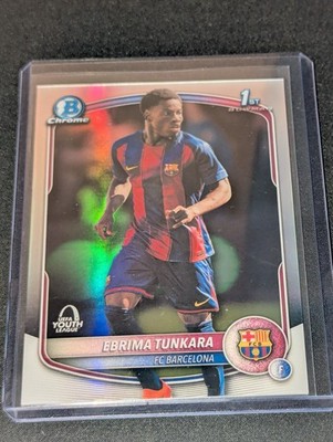 2025-26 Topps Chrome UCC - Ebrima Tunkara Bowman 1st UEFA Youth League #BU-ET