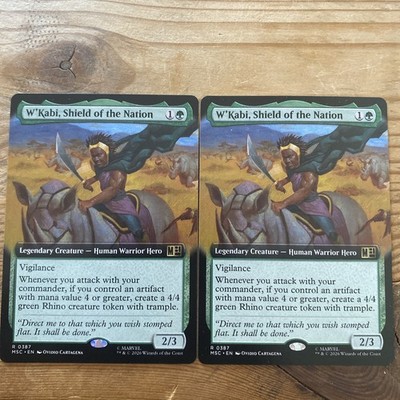 2x W'Kabi, Schild der Nation | Extended | Marvel Super Heroes Commander | MTG