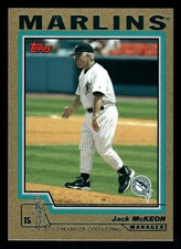 Jack McKeon Florida Marlins 2004 Topps Gold #278 SN /2004