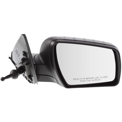 Mirror For 2010-2012 Kia Soul Passenger Side Manual Non Heated Textured Black