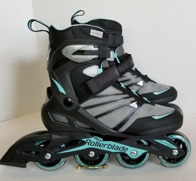 Rollerblade ZETRABLADE W Inline Skates Black/Powder Blue, Size 9 Women