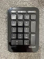 Microsoft Number Pad - Matte Black Number Pad for Numeric Input
