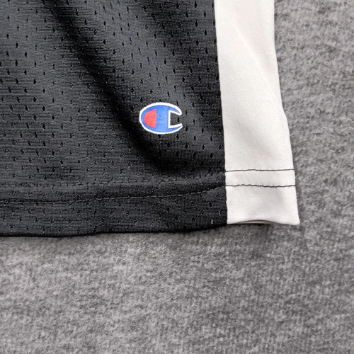 Champion Shorts Boys 6 Black Basketball Sports Bottoms Spell Out Logo Causal - Picture 2 of 12