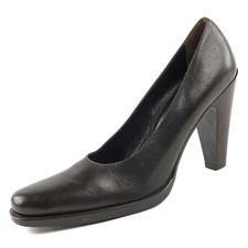 Worn 1x PRADA Dark Brown Almond Toe Pumps 4.25 Inch Heels 40 EU 10 US ITALY $900