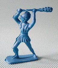 vintage MEDIEVAL KNIGHT  1 - PLASTIC toy soldier figure Spain 1970's