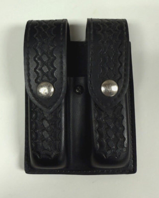 Safariland 77 Double Magazine Pouch S&W 59 Beretta 92 Basketweave