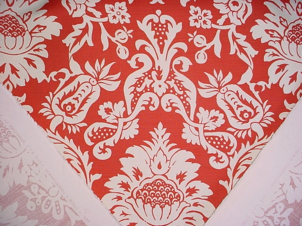 Tela de tapicería para cortinas de tomate Giara 22-1/2Y Lee Jofa 2007103 Foto 4 de 4