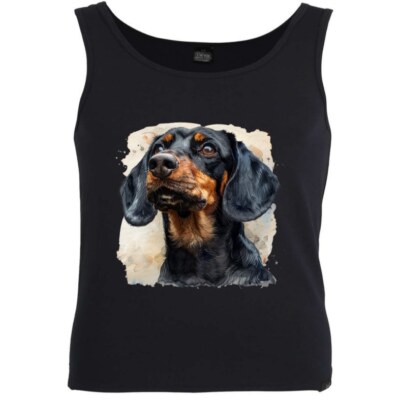 Tank Top Dackel Dachshund Teckel Jagdhund Jagt Dackelwelpe Dackelschule 402863s