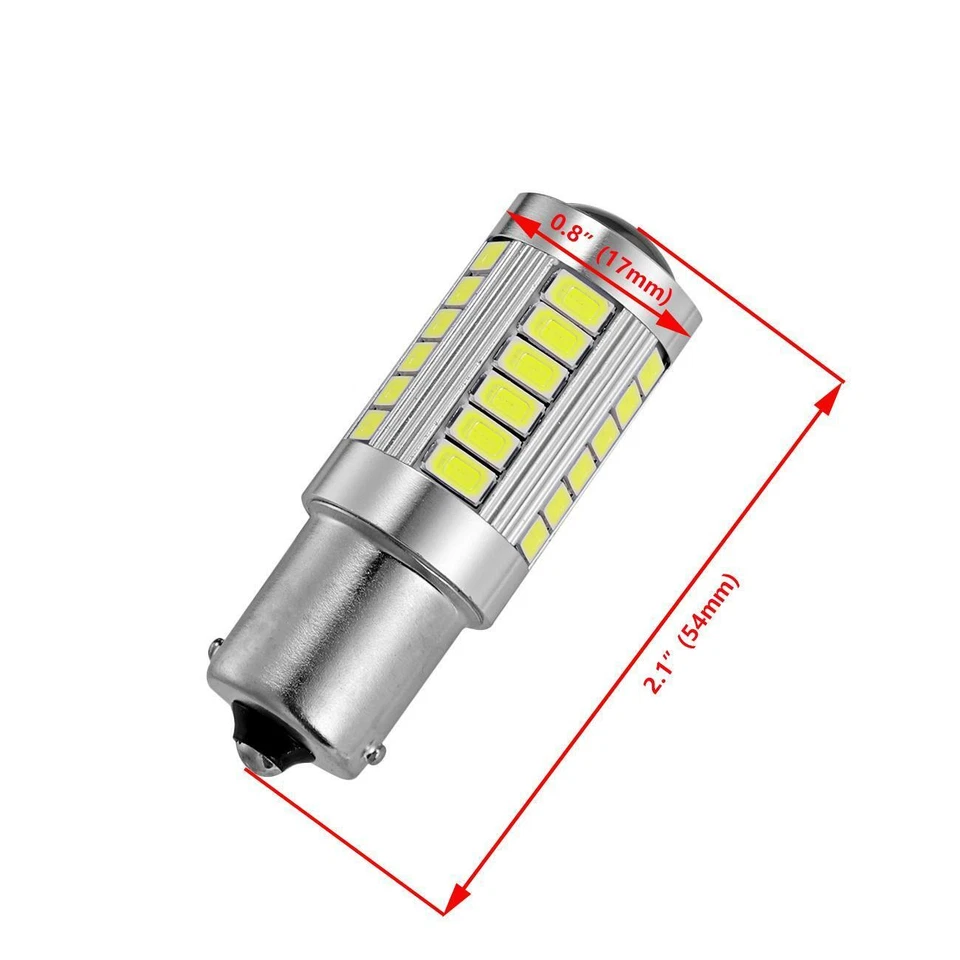 Светодиодные резервные лампы заднего хода AUXBEAM 1156 7506 белые для Toyota Tacoma 95-2000 - Изображение 3 из 4