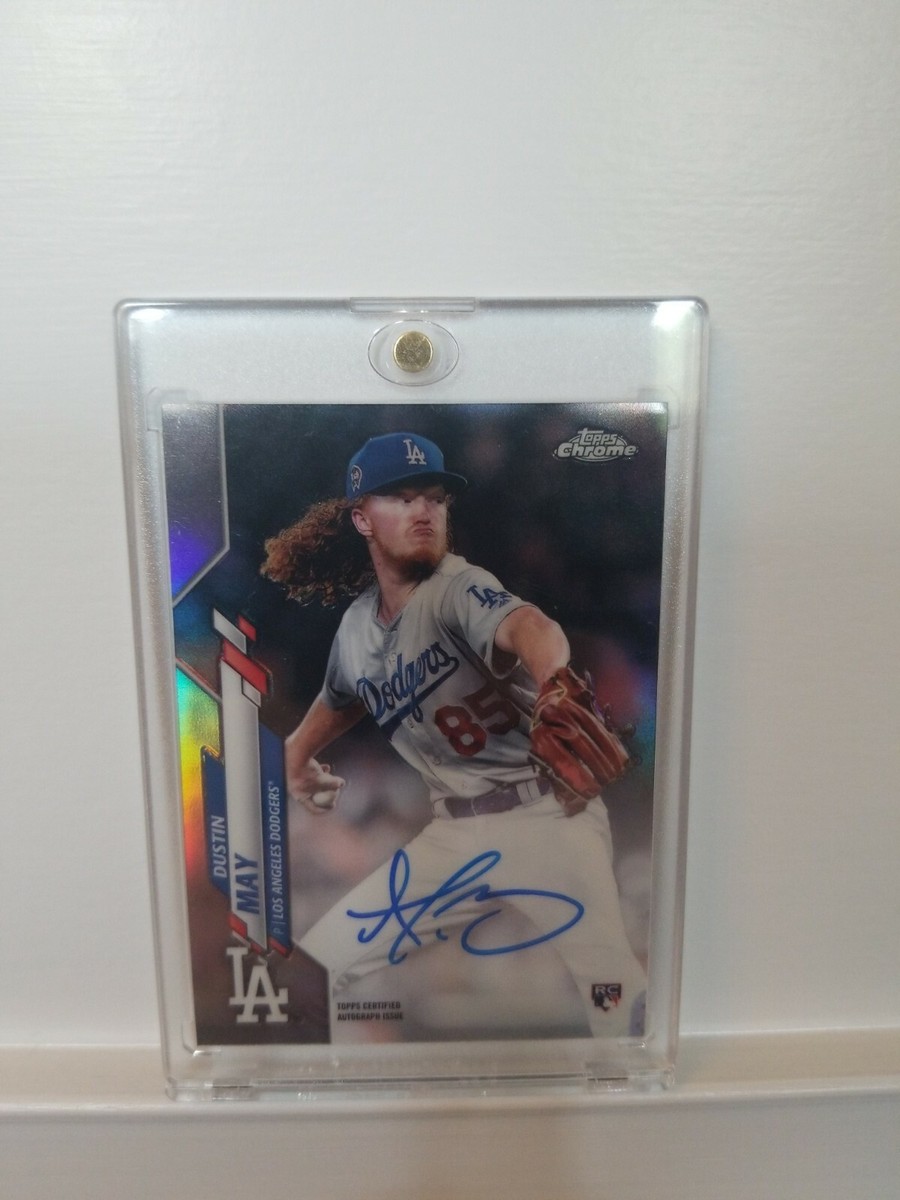 Dustin May RC 直筆サインカード Topps Bowman 2020 Bowman Chrome - Dustin May #96 Pitching (RC) for sale