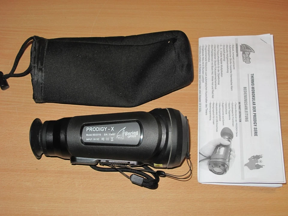 Bering Optics Prodigy-X Thermo-Monokular Be 43119 Thermal Image Camera Top