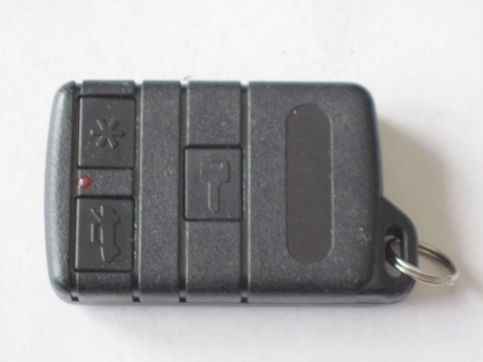 ICD keyless entry remote starter control fob replacement red LED 3 button keyfob - Image 2 of 4