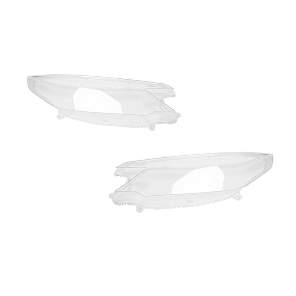 Pair Left & Right Front Headlight Lens Cover Shell For Honda CR-V 2017