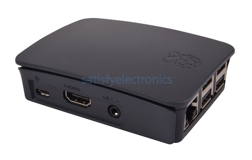 Official Raspberry Pi 3 Case Enclosure ABS Box Cover Black For Raspberry Pi 3 - 第 2/2 張圖片