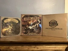 The World of SMOG: Rise of Moloch KS Lot (Core+The Embassy+Arcanist Extras) NEW!