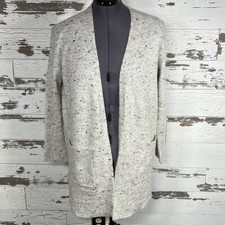 MADEWELL Donegal Kent Longline Cardigan Sweater Gray Mist S EUC