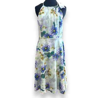 Alex Marie Thea Dress Women's Size 10 New Floral Garden Party Halter Spring New