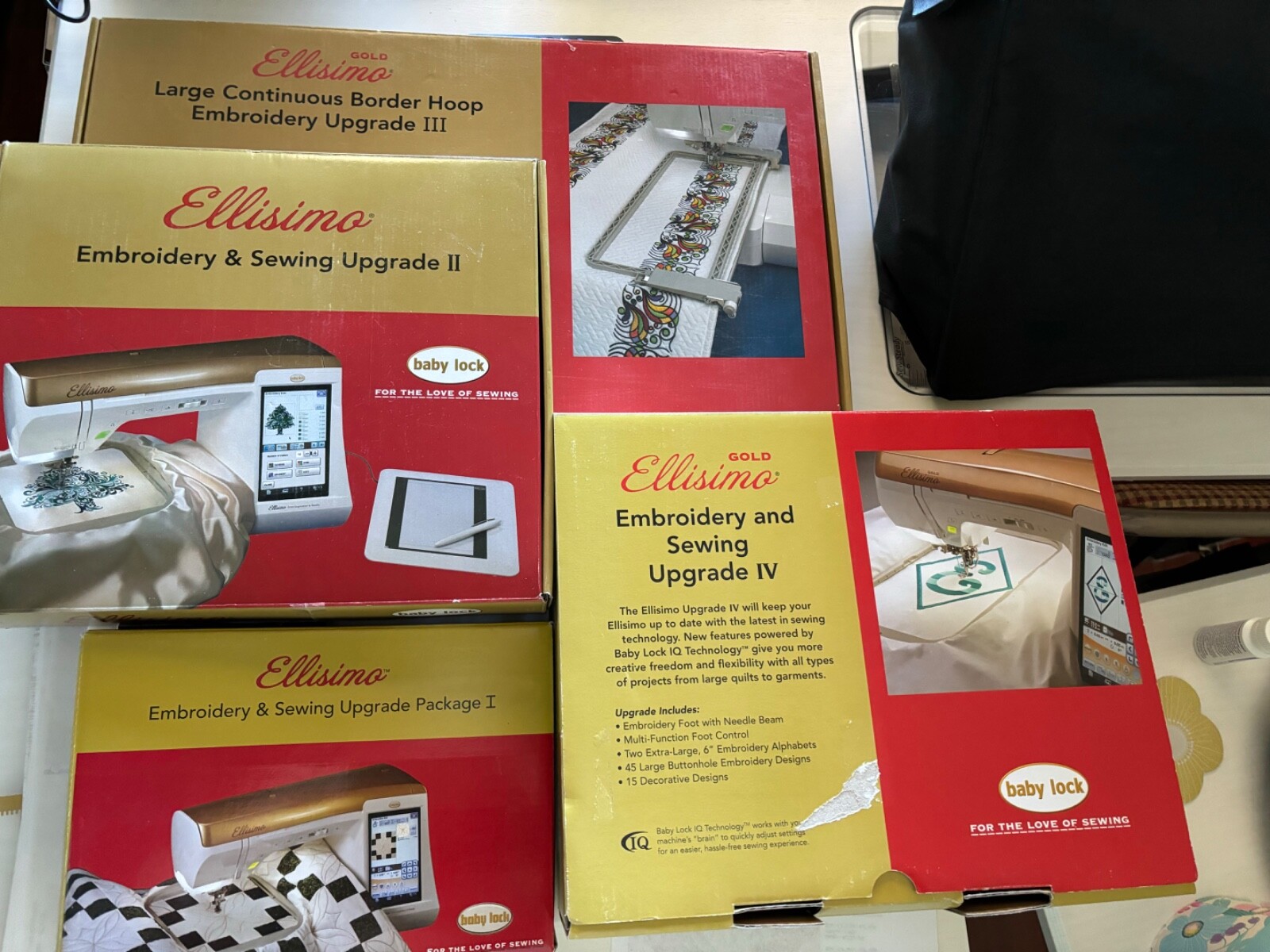 Baby Lock Ellisimo Gold Sewing And Embroidery Combination Machine eBay