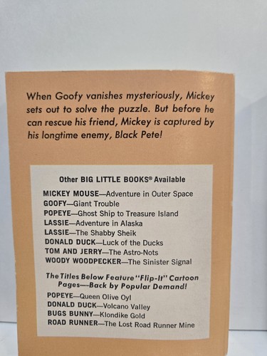 1968 Big Little Book Mickey Mouse Adventure in Outer Space Walt Disney y otros 2 - Imagen 7 de 12