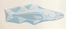 Snook Fish Logo 4 Die Cut Vinyl Decal High Quality Outdoor Sticker Fishing Boat