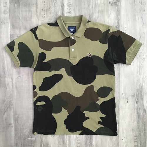 Giant Camo Polo Shirt Medium Size A 