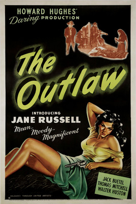 The Outlaw (1943) Jane Russell Howard Hughes cult western movie